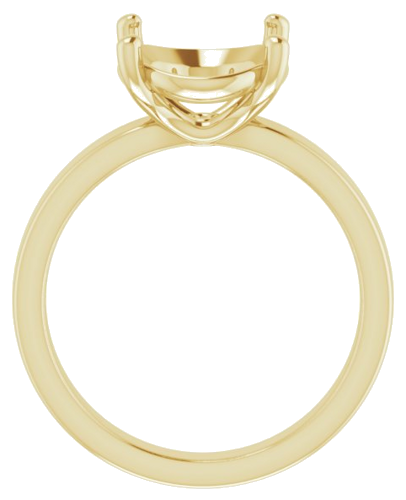 Sužadėtuvių Žiedas „Solitaire“ 14k yellow gold Oval 12mm x 10mm (2)