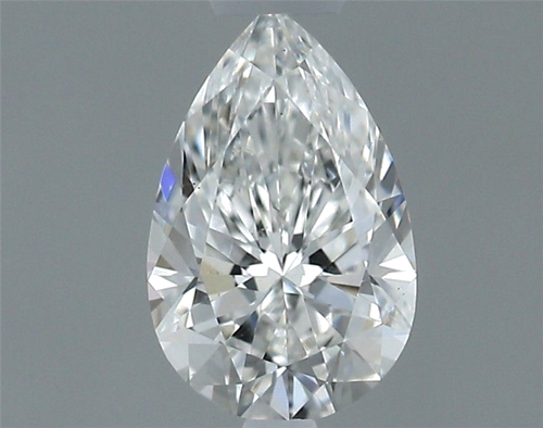 0.33 carat F-VS2 Natūralus Pear Deimantas (1)