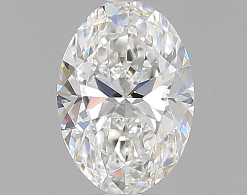 0.4 carat F-VVS2 Natūralus Oval Deimantas (1)