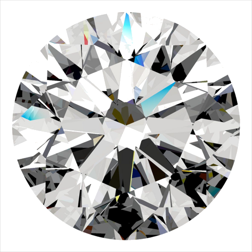 0.58 carat G-VS2 Excellent cut Natūralus Round Deimantas (1)