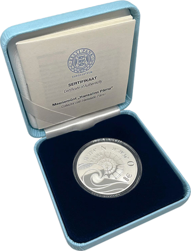 2021 Estonia Hanseatic Parnu 8 euro silver coin (3)