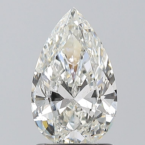 1.2 carat I-SI1 Natūralus Pear Deimantas (1)
