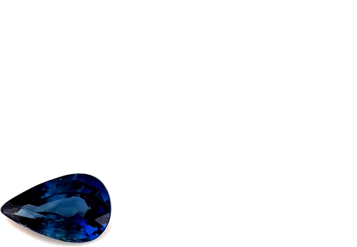 0.43 carat BLUE Pear Safyras (1)