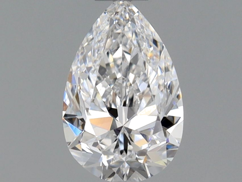 0.44 carat D-VVS1 Natūralus Pear Deimantas (1)