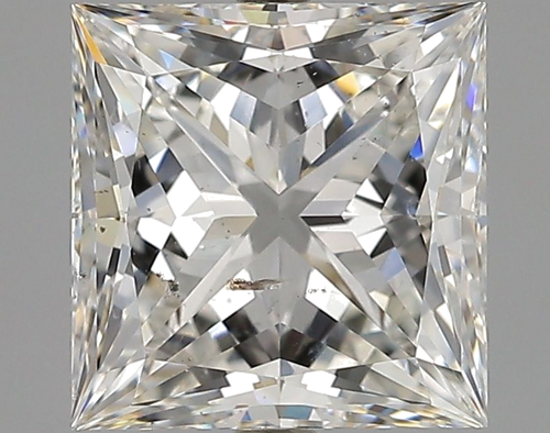 3.01 carat I-SI2 Natūralus Princess Deimantas (1)