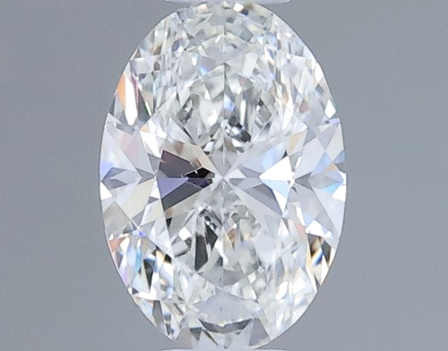 0.5 carat G-VS2 Natūralus Oval Deimantas (1)