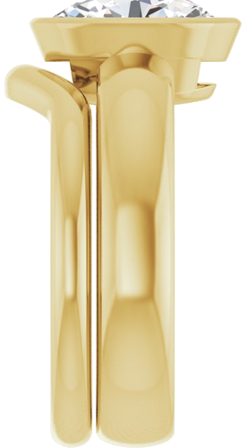 14K Yellow 10x8 mm Oval Engagement Ring Mounting (9)