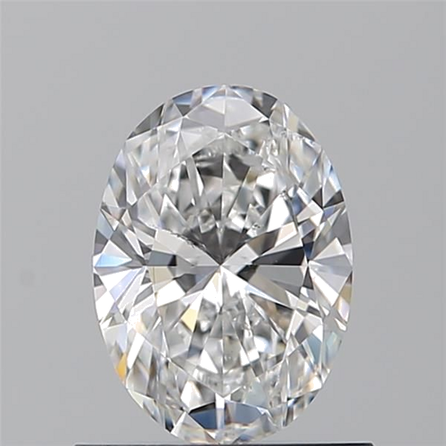0.72 carat E-SI1 Natūralus Oval Deimantas (1)