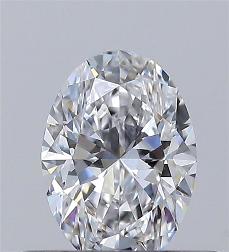 0.4 carat D-VVS1 Natūralus Oval Deimantas (1)