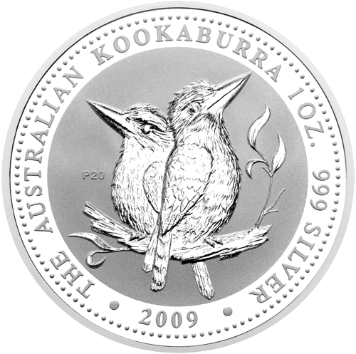 2009 Kookaburra Австралия 1 oz сребърна монета (1)