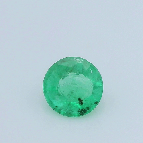 0.39 carat GREEN Round Smaragdas (1)