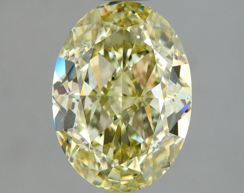 2.55 carat Fancy Light Brownish Greenish Yellow-VS1 Natūralus Oval Deimantas (1)
