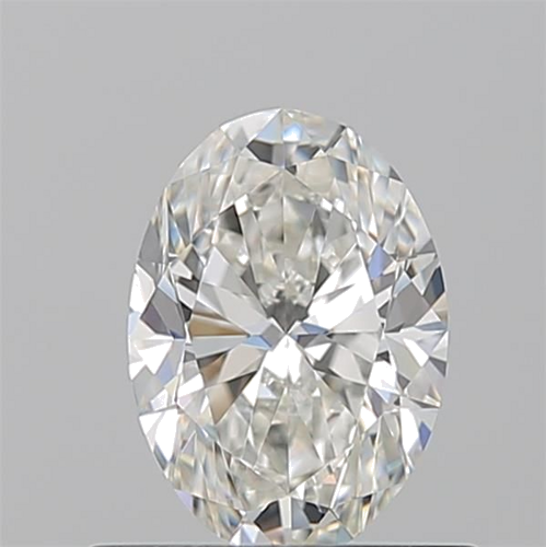 0.58 carat H-VVS1 Natūralus Oval Deimantas (1)
