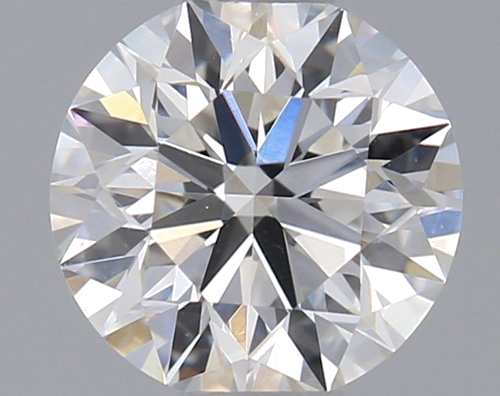 0.43 carat F-SI1 Excellent cut Natūralus Round Deimantas (1)