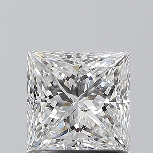 1.01 carat E-SI2 Natūralus Princess Deimantas (1)