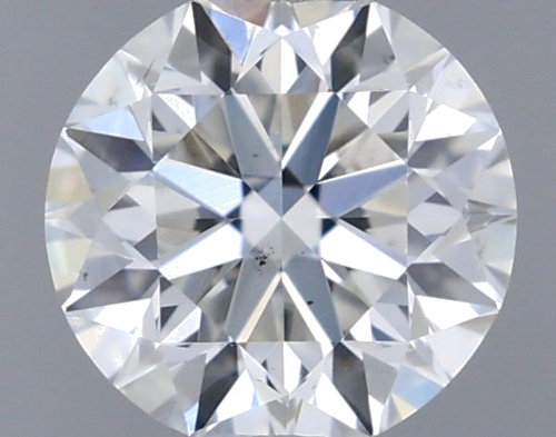 0.46 carat F-SI1 Very Good cut Natūralus Round Deimantas (1)