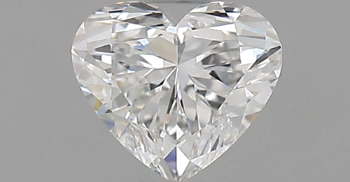 0.56 carat E-IF Natūralus Heart Deimantas (1)
