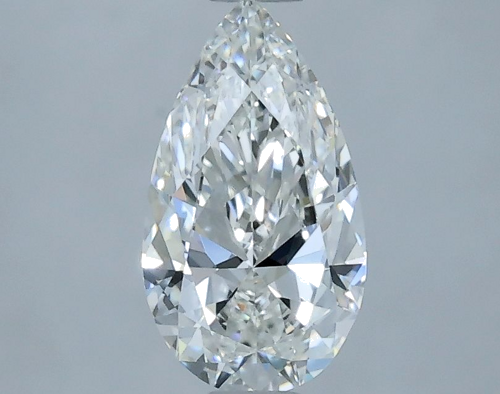 0.7 carat H-VS1 Natūralus Pear Deimantas (1)