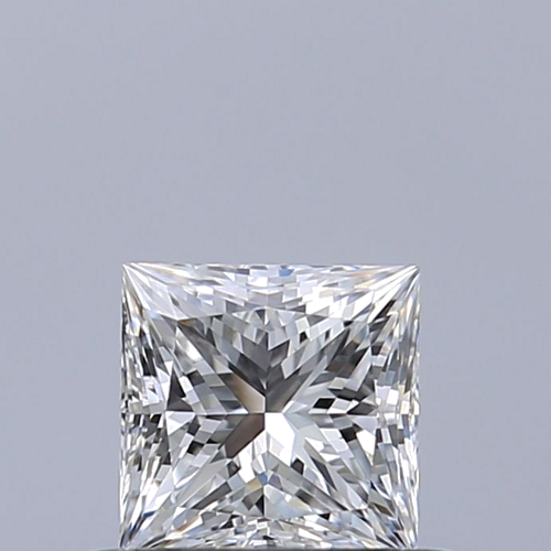 0.46 carat D-VVS2 Natūralus Princess Deimantas (1)