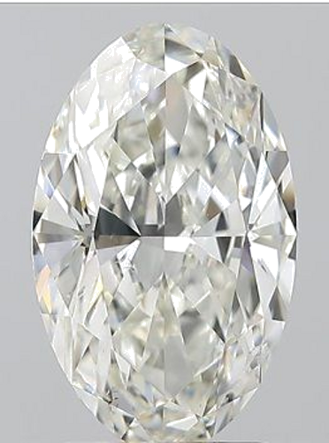 2.02 carat J-SI2 Natūralus Oval Deimantas (1)