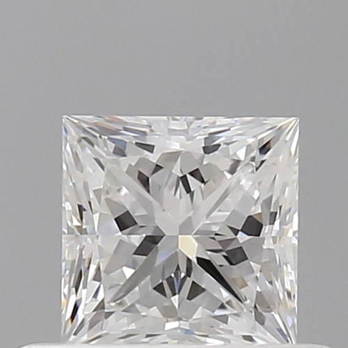 0.5 carat E-VS1 Natūralus Princess Deimantas (1)