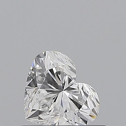 0.57 carat E-VS2 Natūralus Heart Deimantas (1)