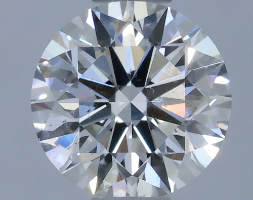 0.51 carat I-SI1 Excellent cut Natūralus Round Deimantas (1)