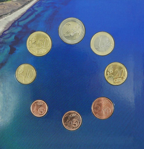 2021 Greece Euro Coin BU Set (2)