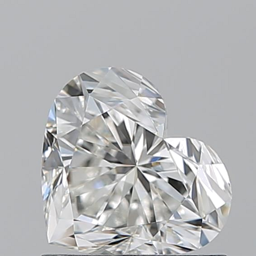 1.01 carat H-VVS2 Natūralus Heart Deimantas (1)