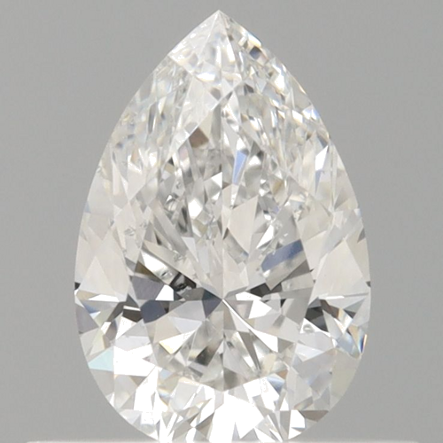 0.5 carat E-SI1 Natūralus Pear Deimantas (1)