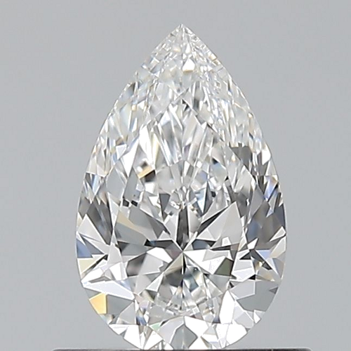 0.6 carat E-VVS1 Natūralus Pear Deimantas (1)