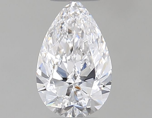 0.34 carat D-VVS1 Natūralus Pear Deimantas (1)