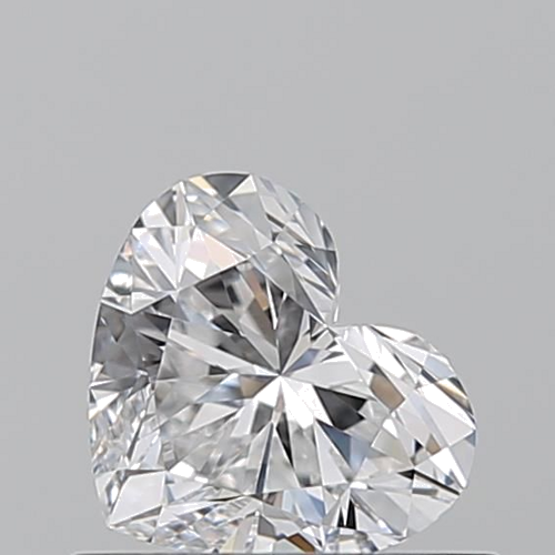 0.5 carat D-VVS2 Natūralus Heart Deimantas (1)