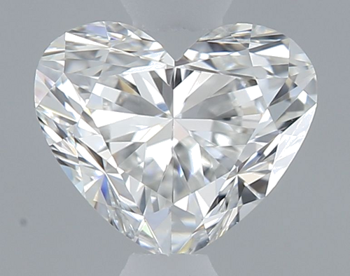 0.5 carat F-VVS1 Natūralus Heart Deimantas (1)