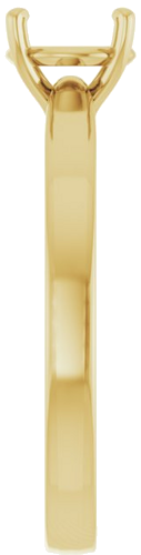 Sužadėtuvių Žiedas „Solitaire“ 14k yellow gold Round 6.5mm (4)