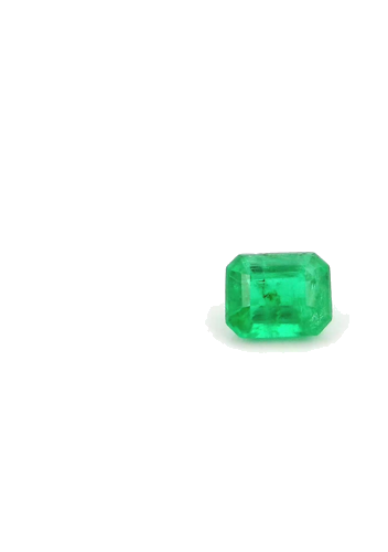 0.35 carat GREEN STEP cut Emerald Smaragdas (1)