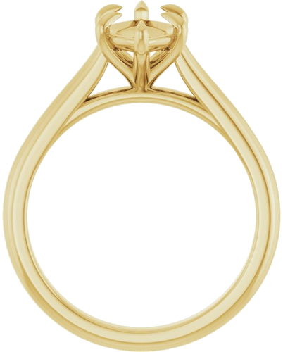 Sužadėtuvių Žiedas „Claw-Prong“ 14k yellow gold Marquise 12mm x 6mm (2)