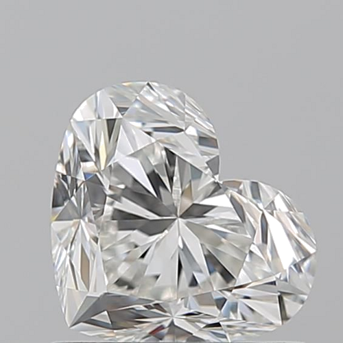 1.01 carat H-SI1 Natūralus Heart Deimantas (1)