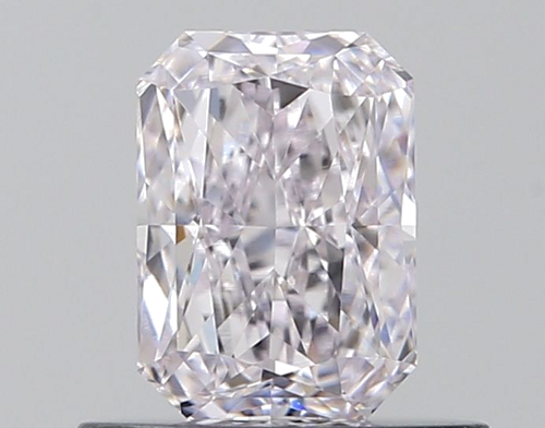 0.58 carat Faint Pink-VVS2 Natūralus Radiant Deimantas (1)