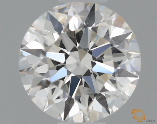 0.5 carat H-VS2 Excellent cut Natūralus Round Deimantas (1)