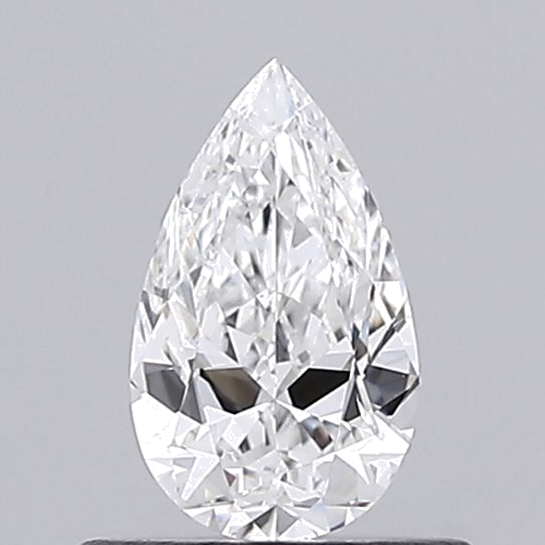 0.5 carat E-SI1 Natūralus Pear Deimantas (1)