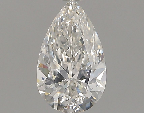0.51 carat H-SI2 Natūralus Pear Deimantas (1)