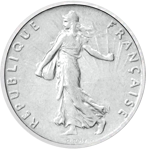50 Centimes Sower (1898-1920) France Silver Coin (2)