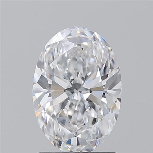 1.71 carat D-SI1 Natūralus Oval Deimantas (1)