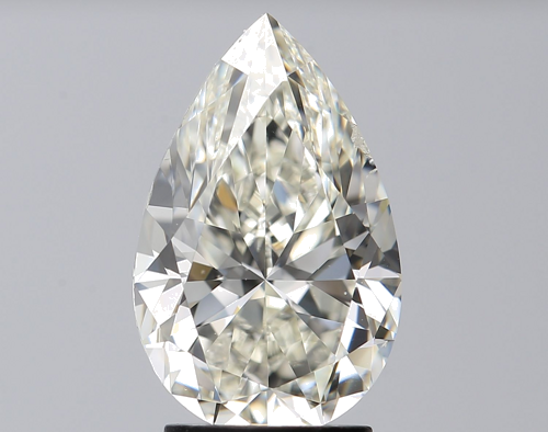 3.01 carat K-SI2 Natūralus Pear Deimantas (1)