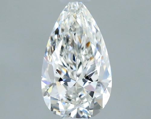 0.51 carat G-IF Natūralus Pear Deimantas (1)
