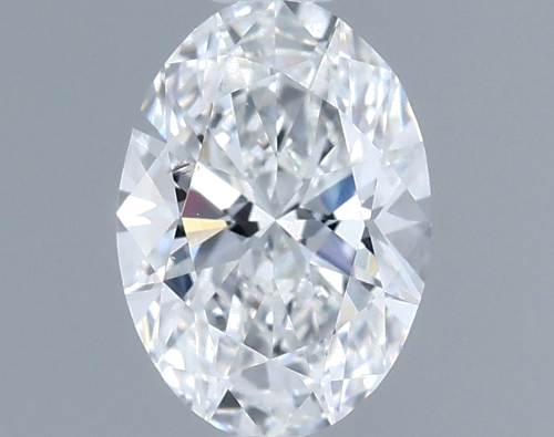 0.55 carat F-SI1 Natūralus Oval Deimantas (1)