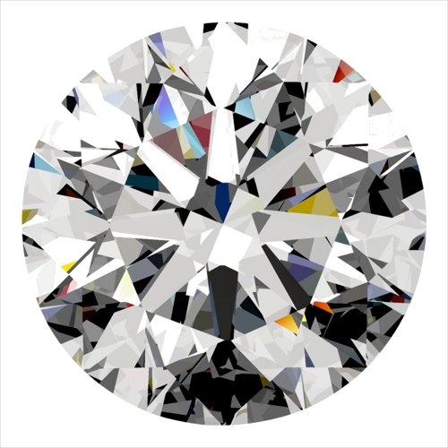 0.3 carat D-VVS2 Excellent cut Natūralus Round Deimantas (1)