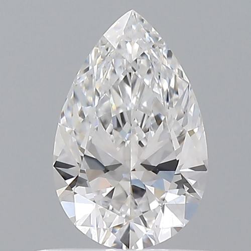 0.5 carat D-VVS1 Natūralus Pear Deimantas (1)