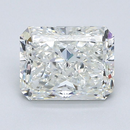 1.51 carat I-VVS1 Natūralus Radiant Deimantas (1)